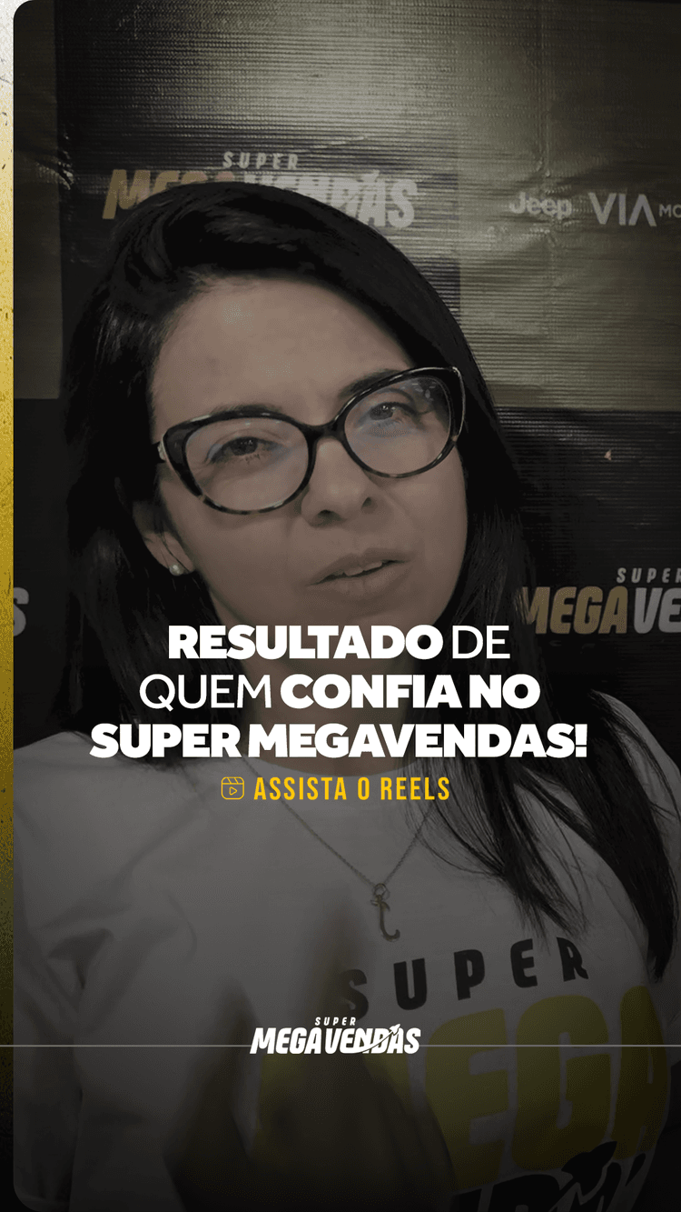 Jaqueline vieira Diretora Regional (MG) , Grupo Primavia, compartilha sua história de sucesso com o evento Super Megavendas. Atingiu mais de cem porcento da meta, fazendo um mês de vendas em uma semana.